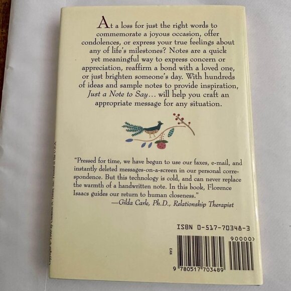 Just a Note to Say…. The Perfect Words for Every Occasion - Picture 5 of 5